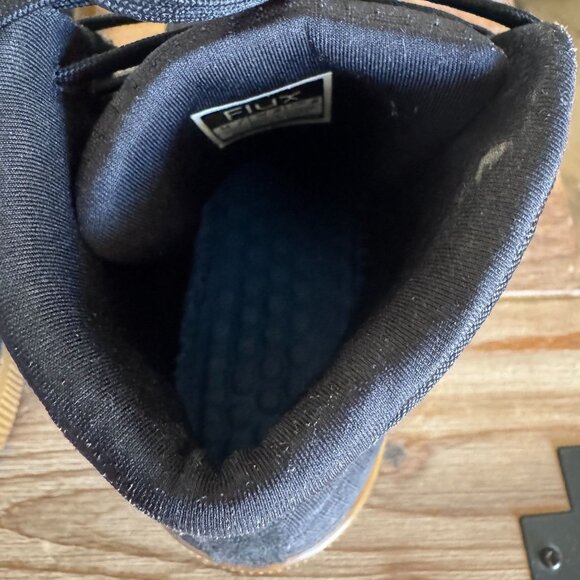 Flux Adapt High-Top Trainer Black Nylon Gum Sole Zero Drop Sneakers Size 8 - Picture 13 of 15